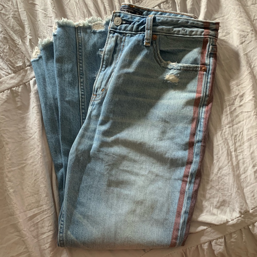 Abercrombie girlfriend jeans